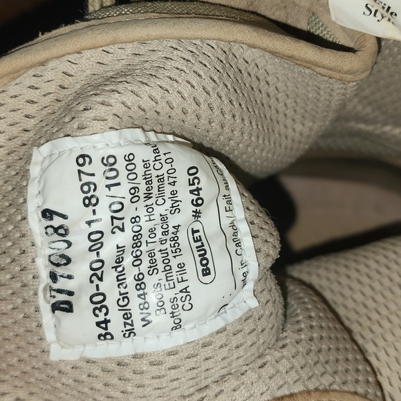 CSA Steeltoe Desert Combat boots - Picture 6 of 16